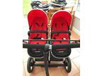 NEW First Wheels City Twin Pushchair RED